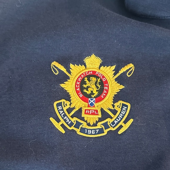 Ralph Lauren Blackwatch Polo Team Navy Sweatshirt - Picture 2 of 6